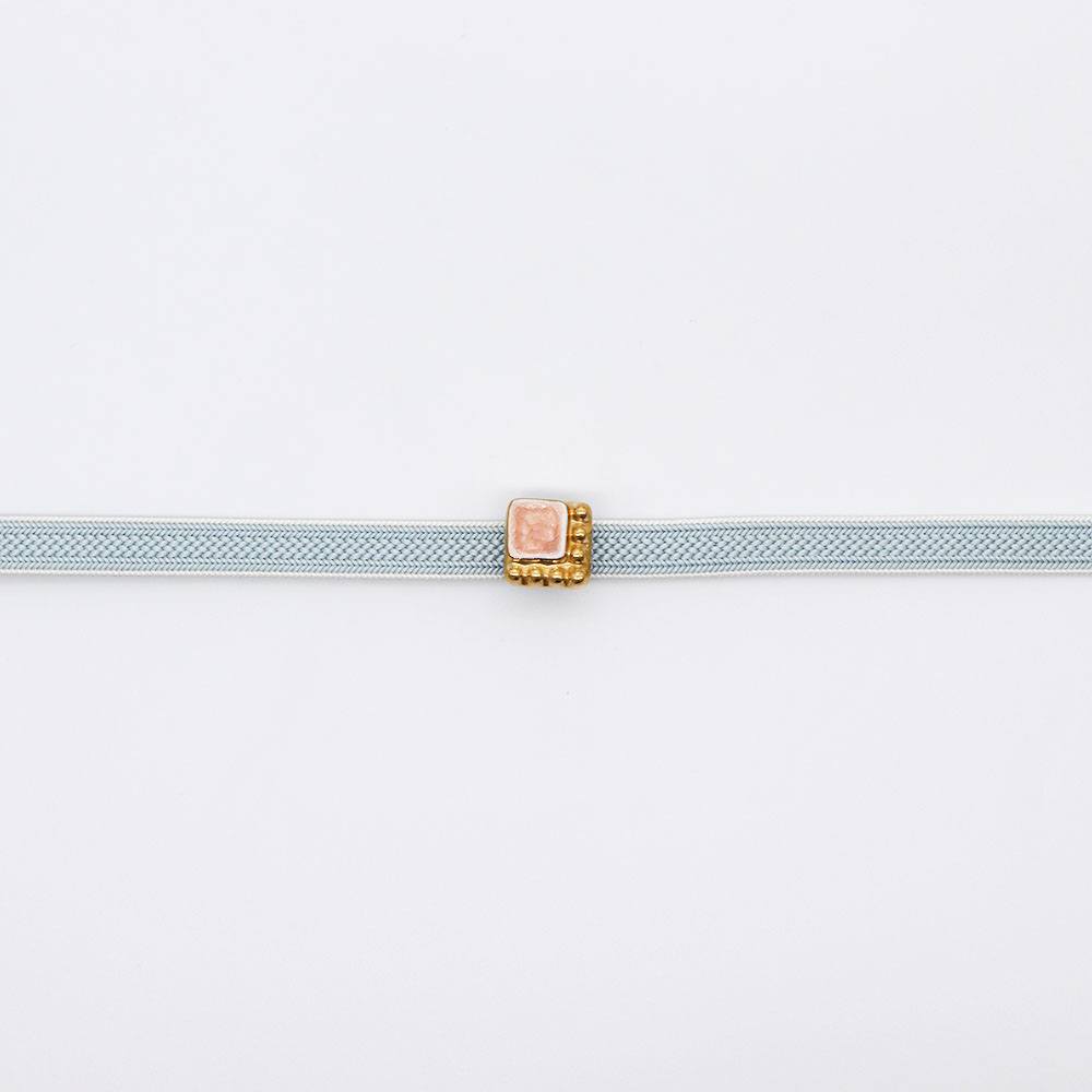 美濃焼帯留(ミニスクエア)【七窯社】