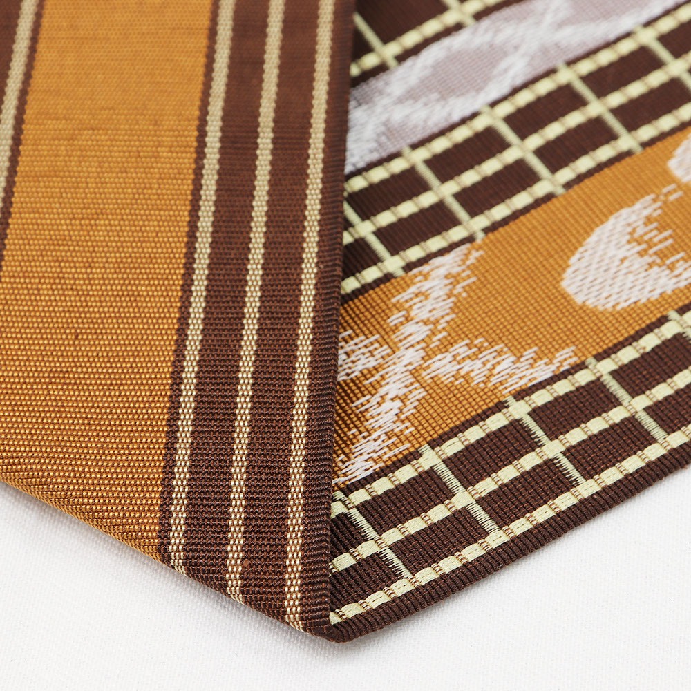 博多小袋帯(絣風)『舞扇』