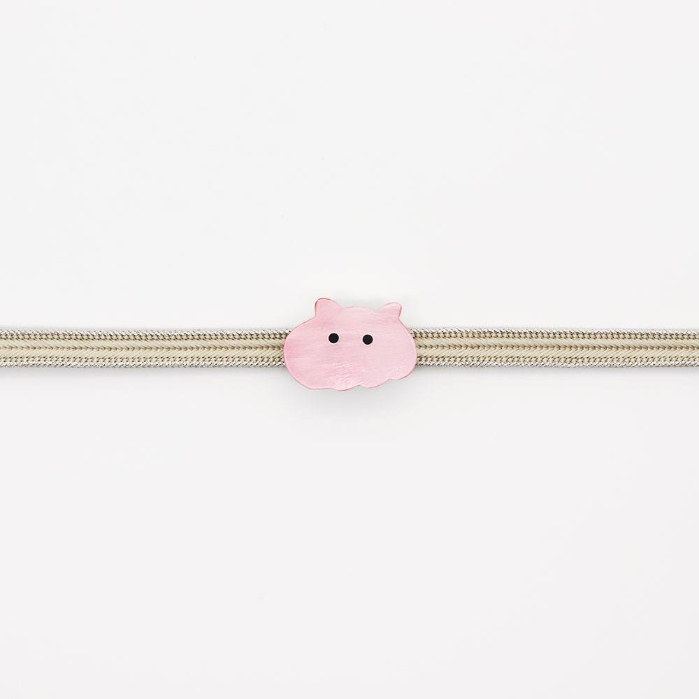 貝帯留(ミニメンダコ)【リオン工芸】