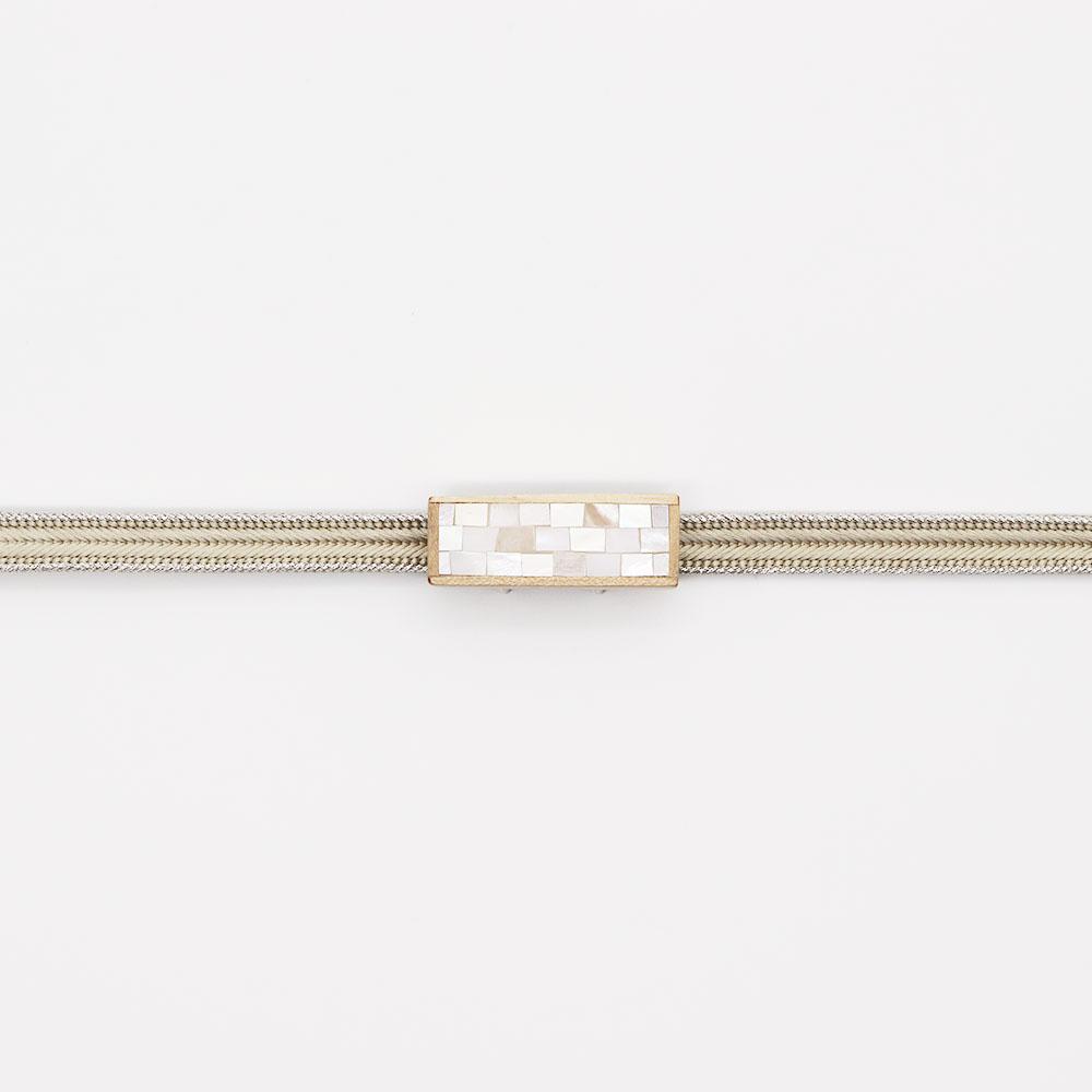 貝帯留(スクエア)【リオン工芸】