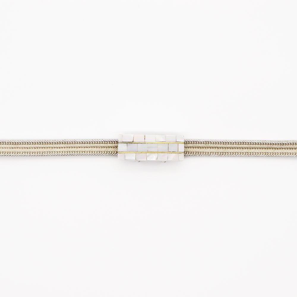 貝帯留(スクエア)【リオン工芸】