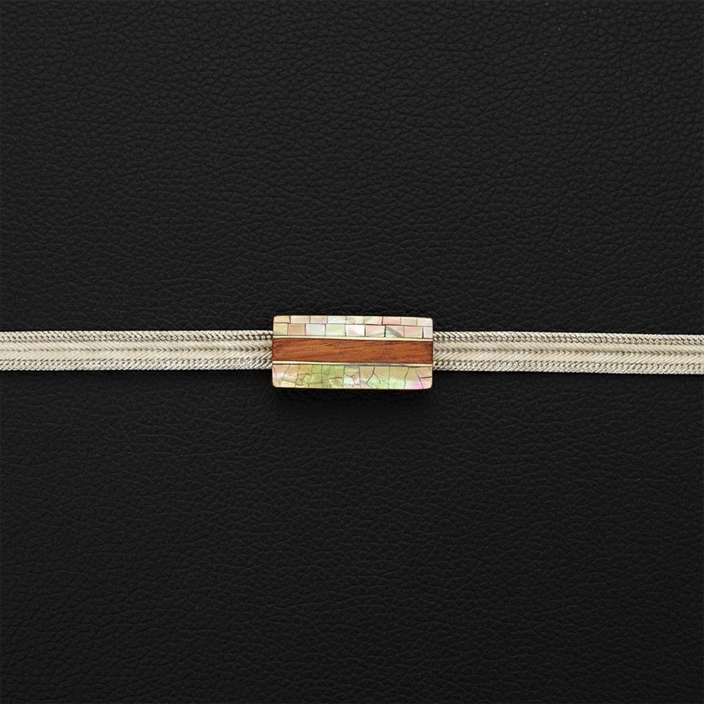 貝帯留(スクエア)【リオン工芸】