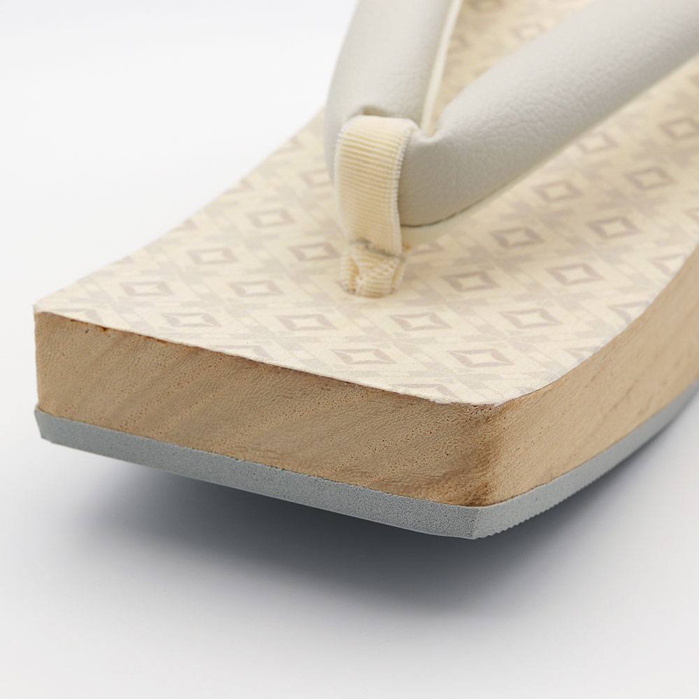 スクエア下駄(菱繋ぎ)『彩小径』