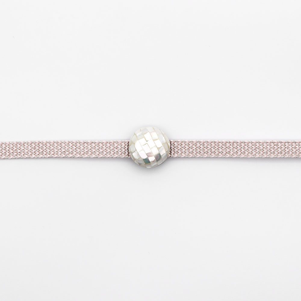 螺鈿帯留(ラウンド/中)『花しおり』【大原商店】