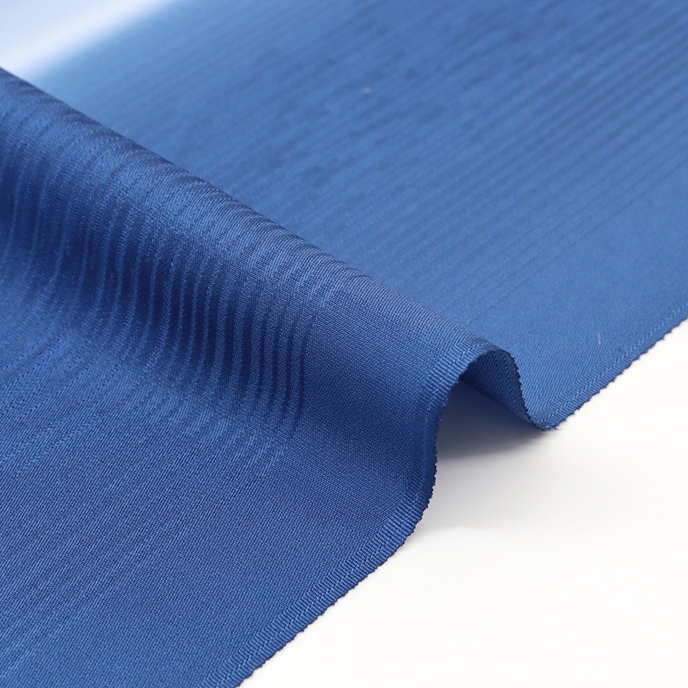 縦ぼかし帯揚 (麻の葉/縞地紋)