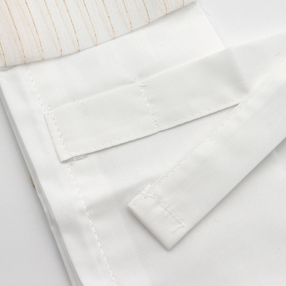 き楽っく替え衿(楊柳/ストライプ)【衿秀】