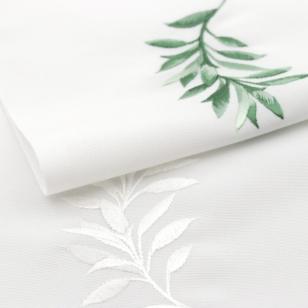 刺繍半衿(ハーブ)【いち利モールオリジナル】