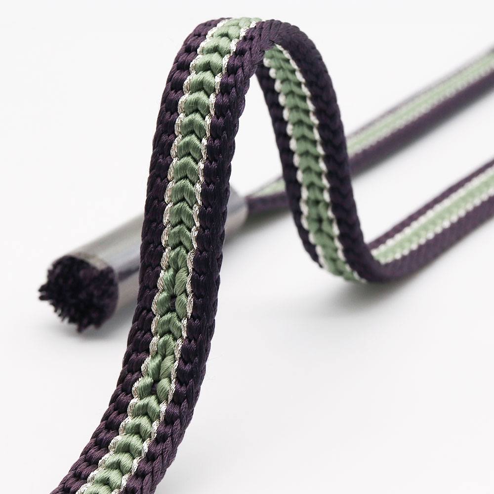 変わり平源氏組み撚り房帯締(小花)『花やわらぎ』