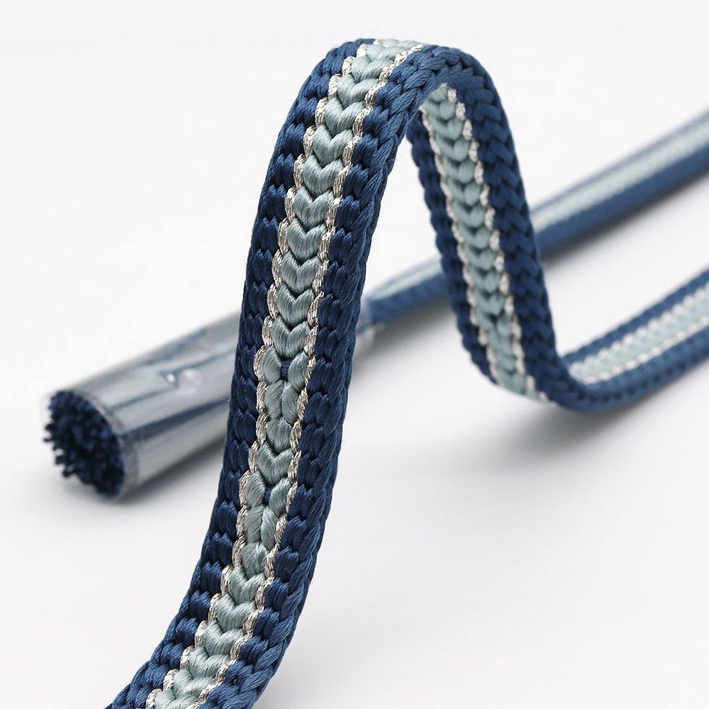 変わり平源氏組み撚り房帯締(小花)『花やわらぎ』