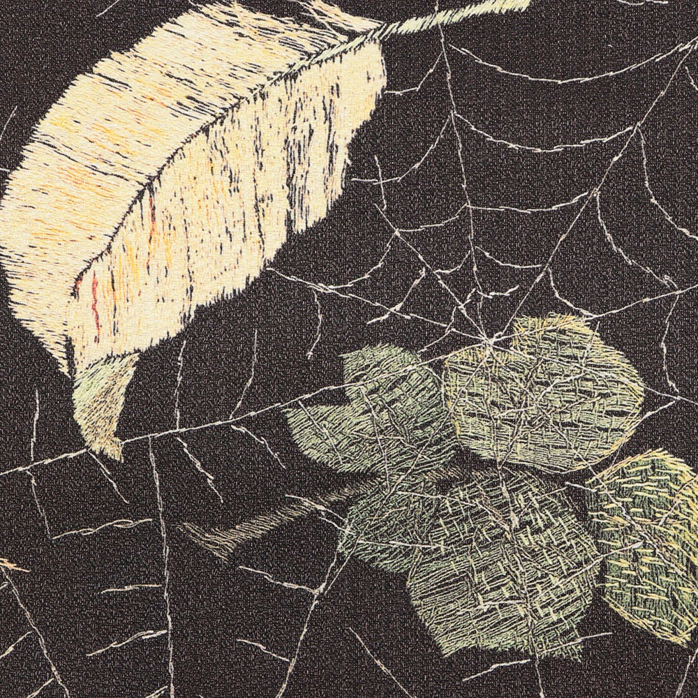 袋帯(クモの巣)『和ART』