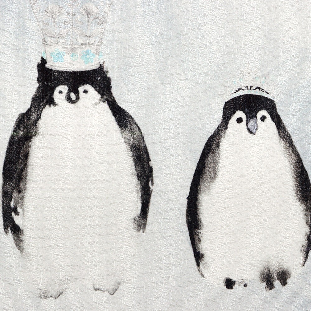 袋帯(ペンギン王族)『和ART』