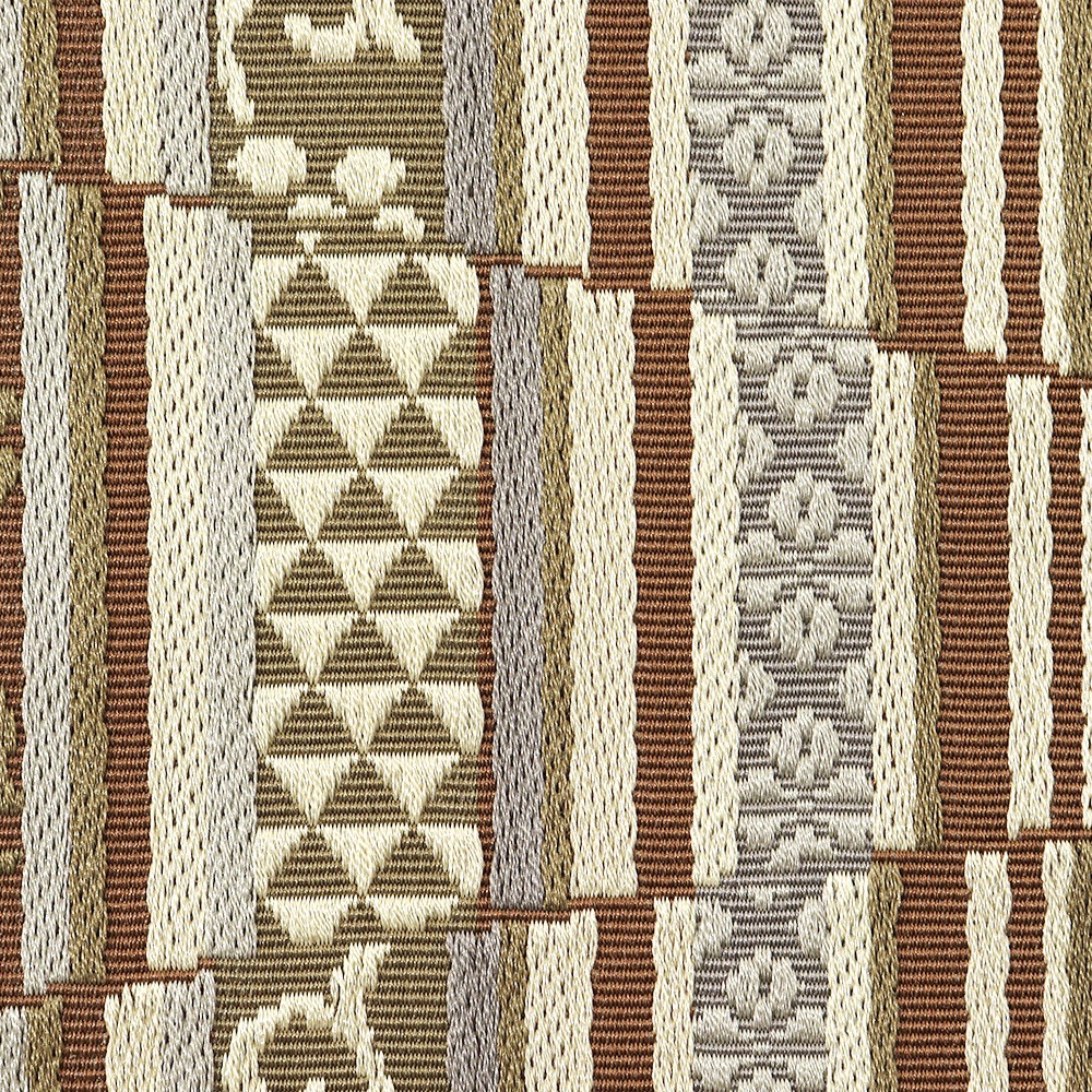 博多リバーシブル袋帯(変わり間道/幾何)【大倉織物】