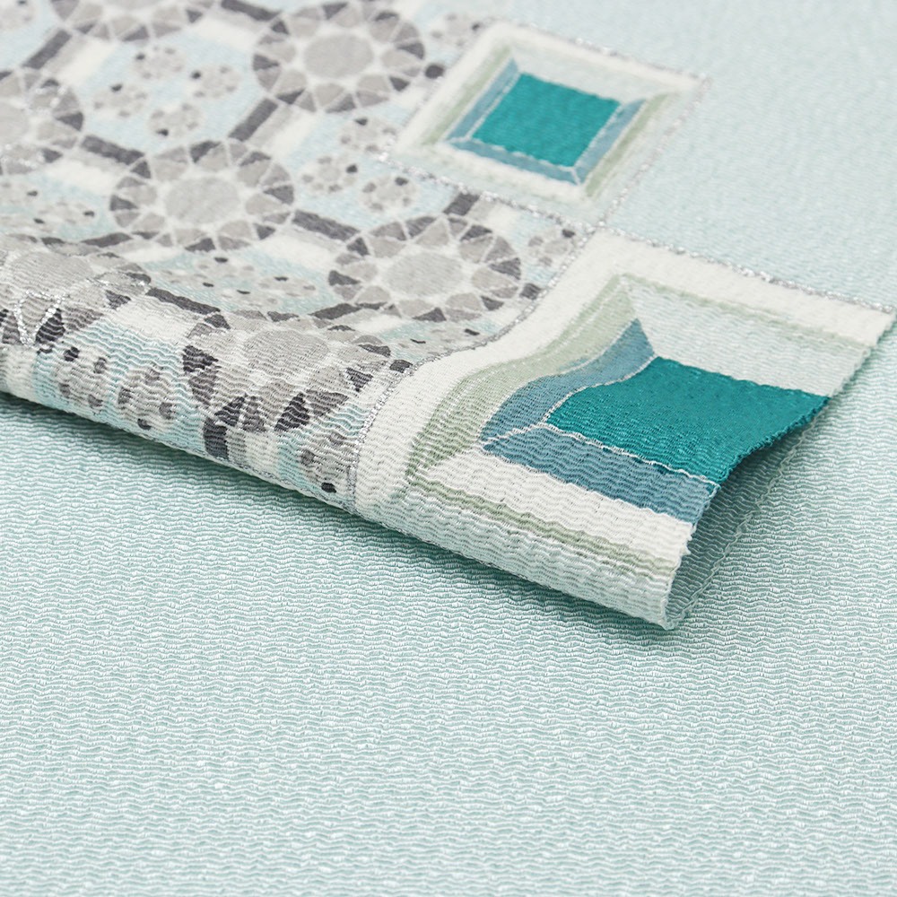 手描き染め九寸名古屋帯(ジュエル)