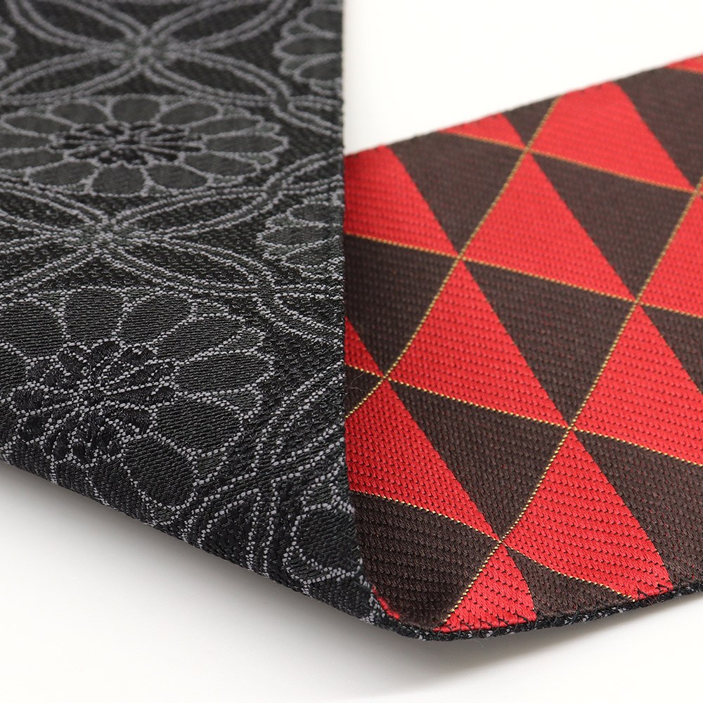 仕立て上がり西陣角帯(鱗/割付文様)【佐々木染織】