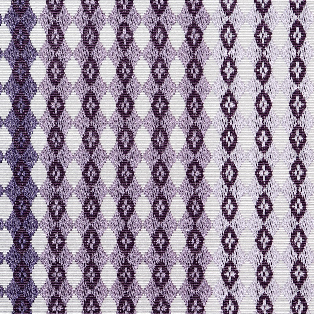 博多八寸名古屋帯：紫『縞彩美』【大倉織物】