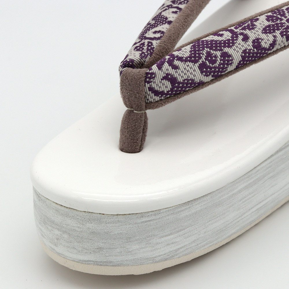 博多織カフェ草履(花唐草)【カレンブロッソ】