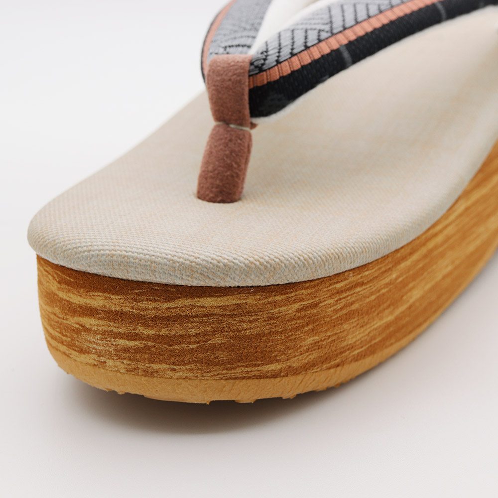 博多織カフェ草履(網代)【カレンブロッソ】