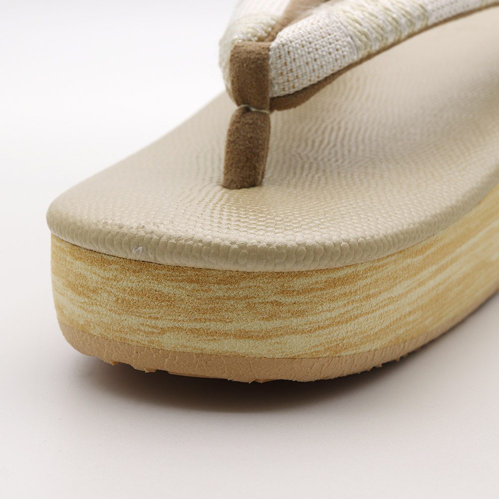 博多織カフェ草履(横段)【カレンブロッソ】