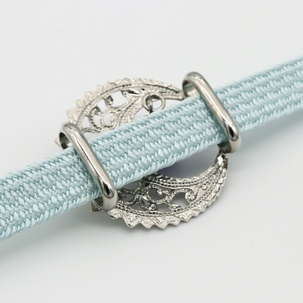 帯留付き三分紐帯締(三日月/パープル)【大原商店】