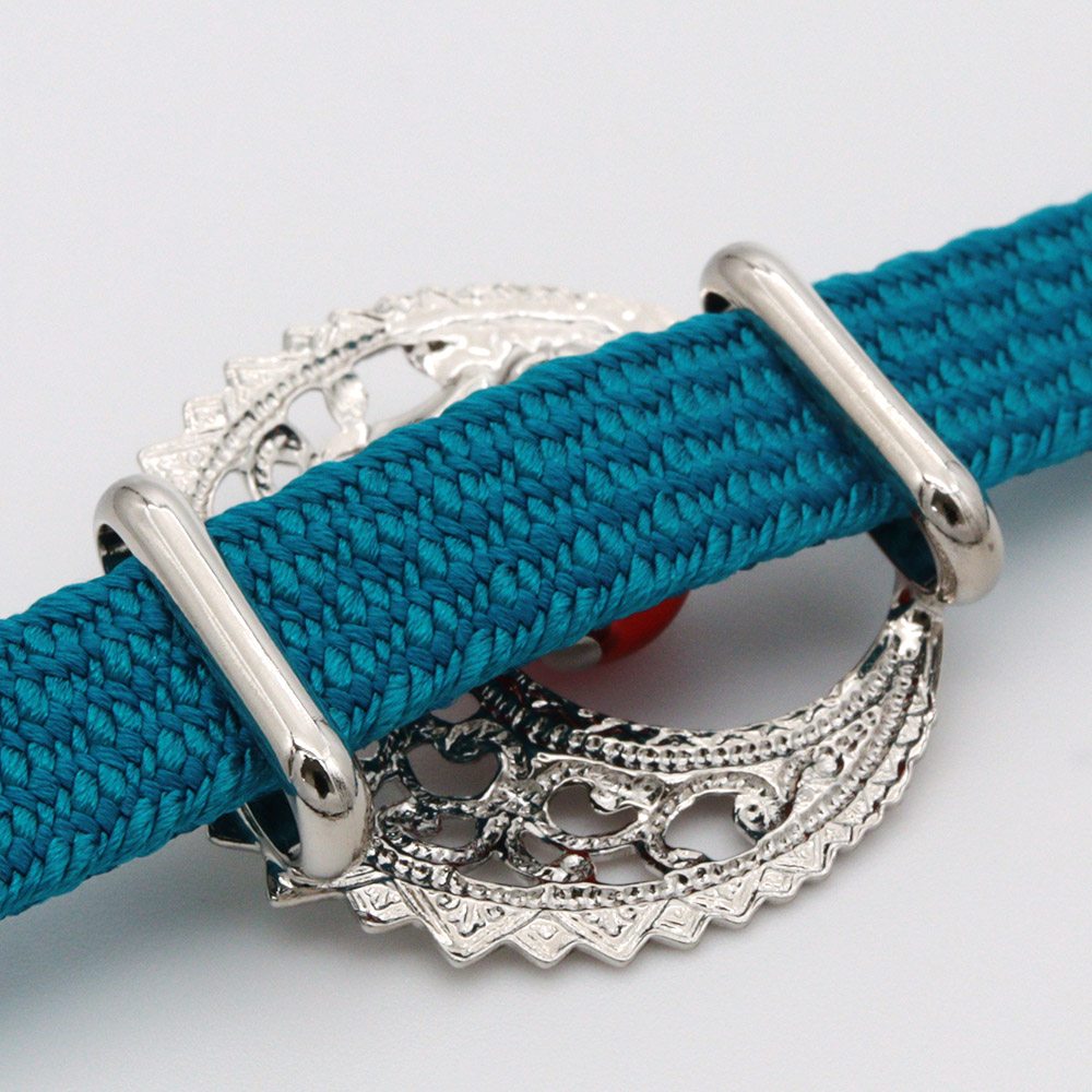 帯留付き三分紐帯締(三日月/レッド)【大原商店】