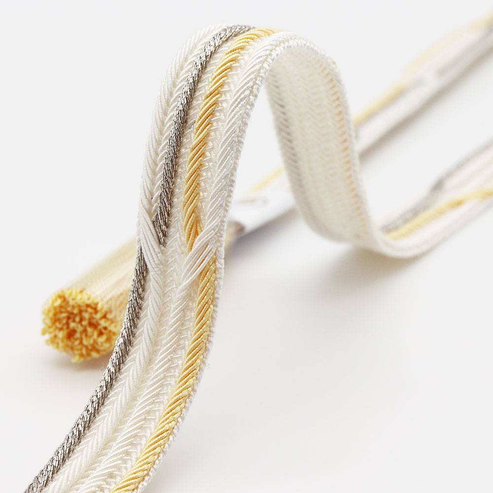 畝打ちレース組み帯締(亀甲)【渡敬】