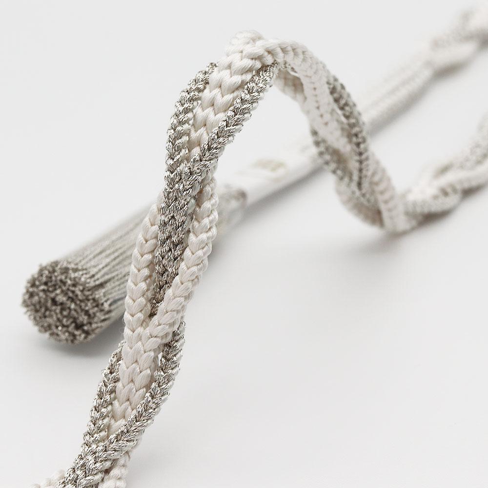 綾竹鎧組み夏帯締【渡敬】