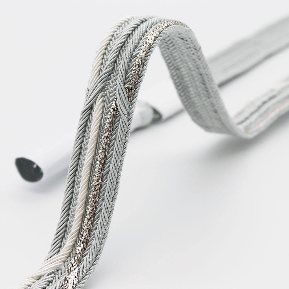 伊賀くみひも夏帯締(銀通し立涌)【ITOGO】