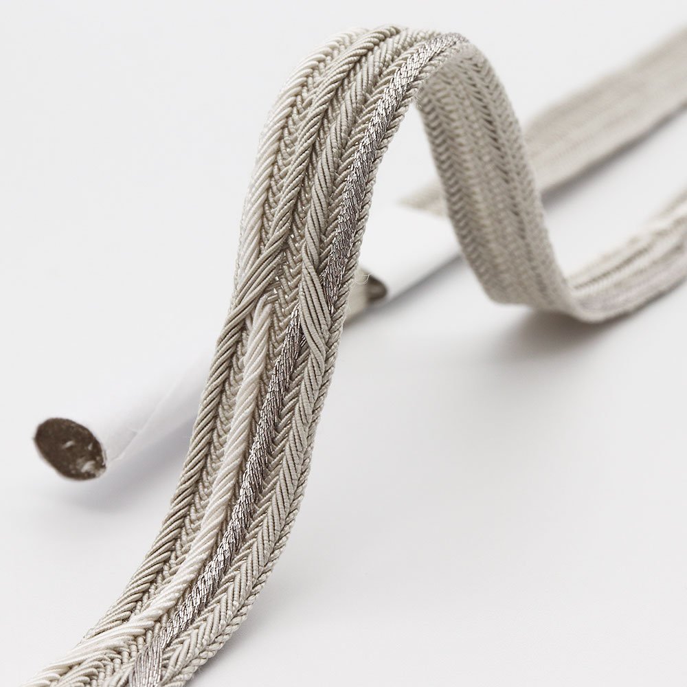 伊賀くみひも夏帯締(銀通し立涌)【ITOGO】