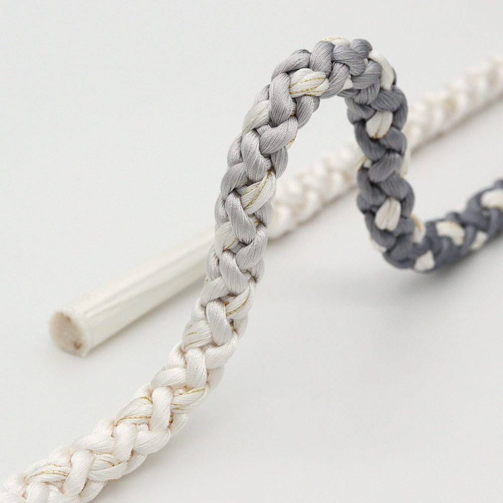 四つ八つ組み帯締(金入りぼかし)【小室庵】