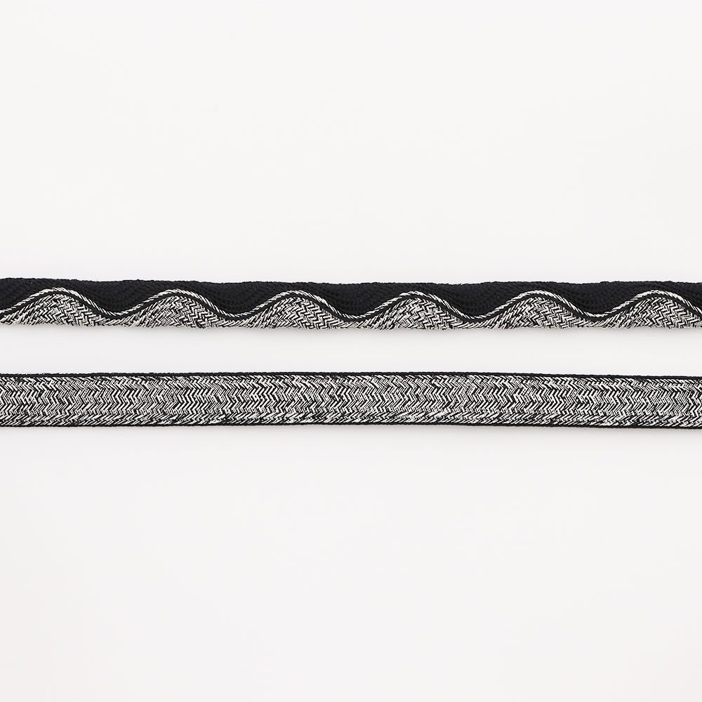 変わり貝の口組み撚り房帯締(よろけ)【京くみひも丸山】