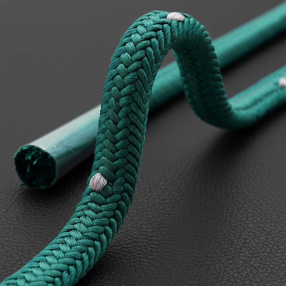 平唐組み帯締(片胴水玉)【渡敬】