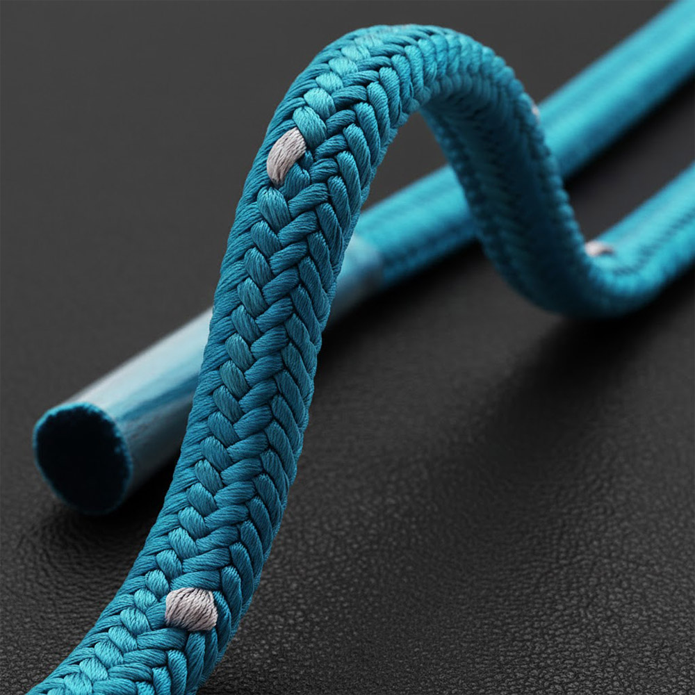 平唐組み帯締(片胴水玉)【渡敬】