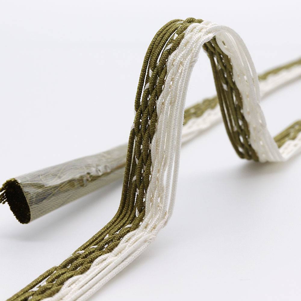 レース組み帯締(ツートーン)