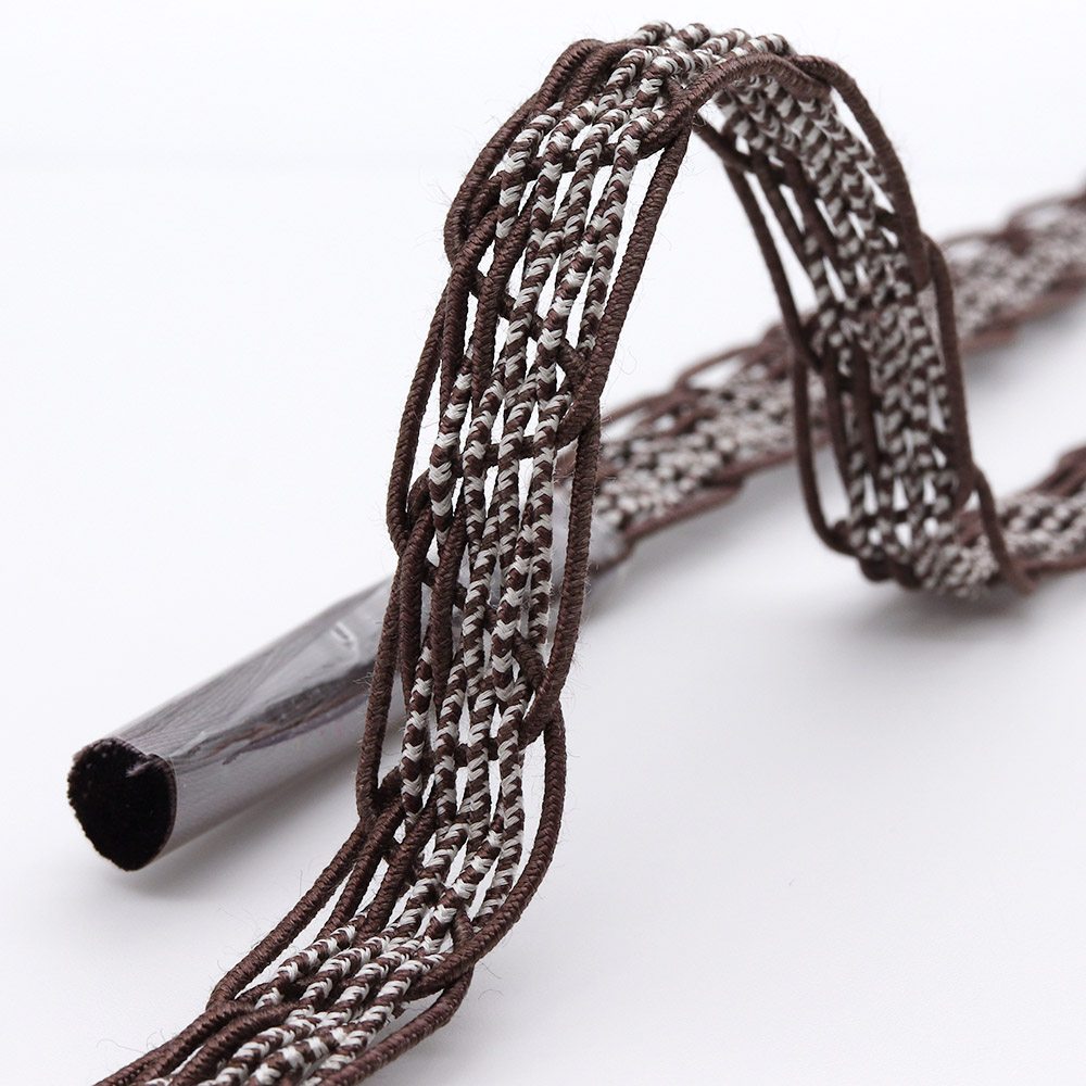 レース組み帯締(縞)