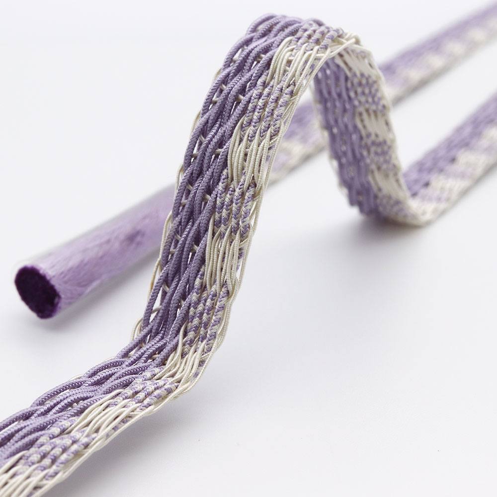 レース組み帯締(片市松)