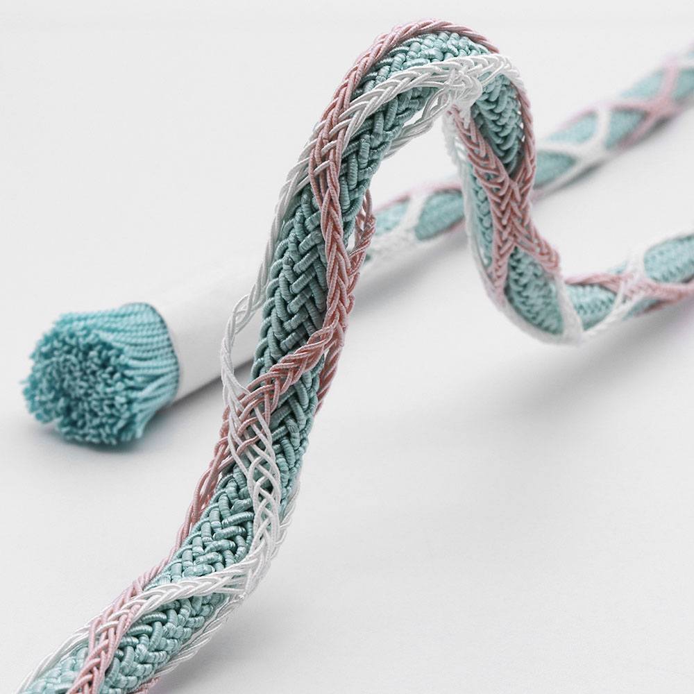 丸唐組み夏帯締(籠目)【加藤萬】