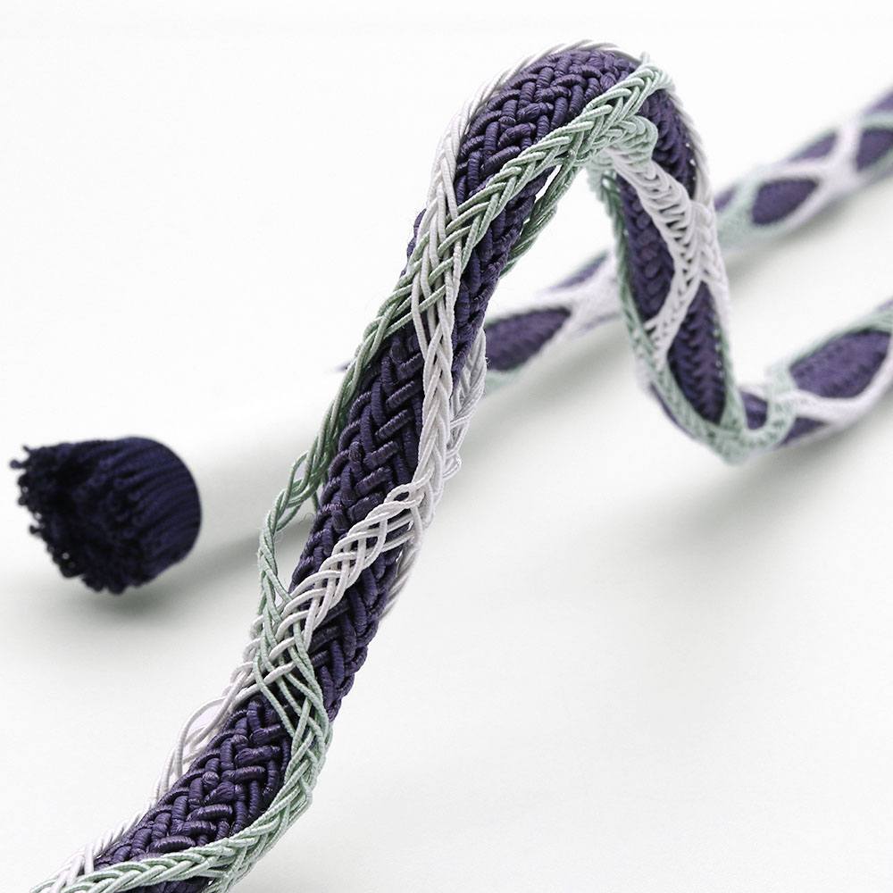 丸唐組み夏帯締(籠目)【加藤萬】