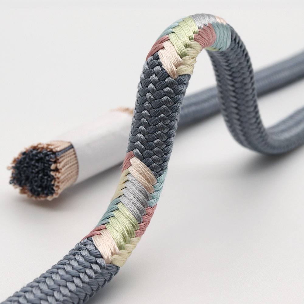 平組み撚り房帯締(片矢羽根)【加藤萬】