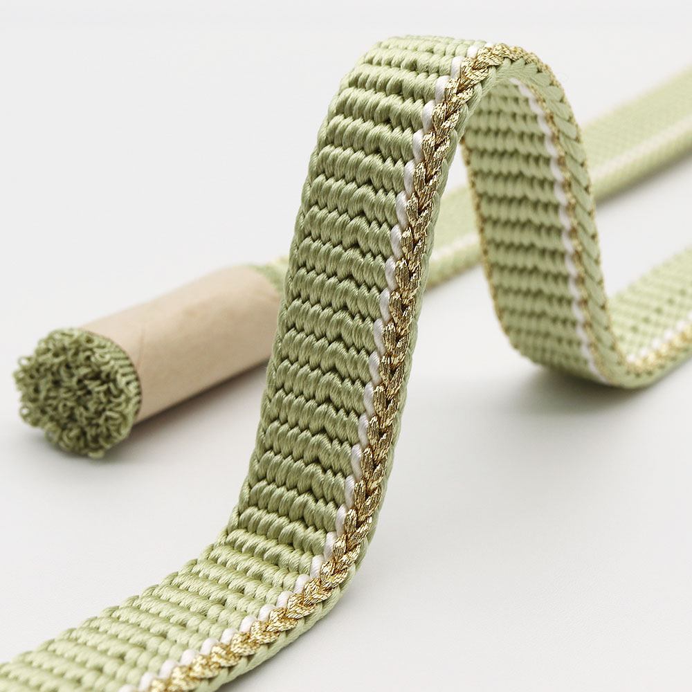 平源氏組み撚り房帯締(片耳銀通し)【加藤萬】