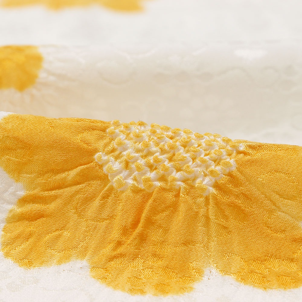 輪出し絞り帯揚(小花)【加藤萬】