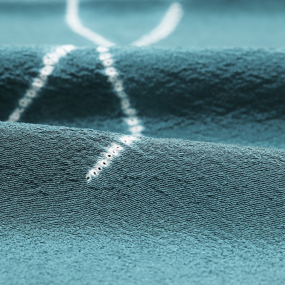 輪出し絞り帯揚(よろけ)【加藤萬】