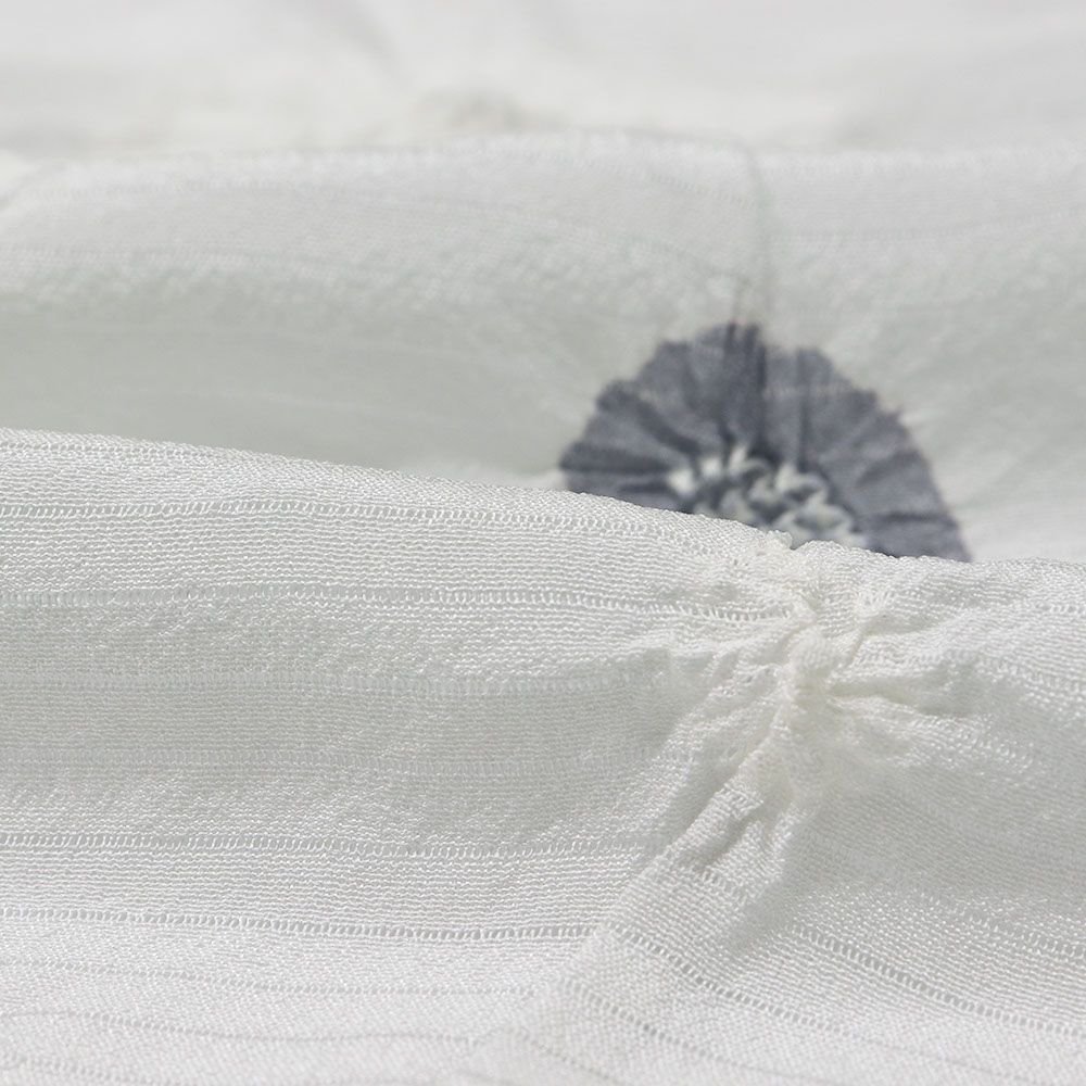 輪出し絞り絽帯揚(小花)【加藤萬】