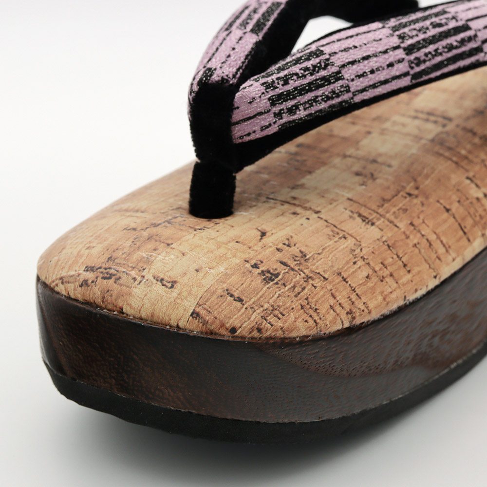 下駄草履(縞)【衿秀】