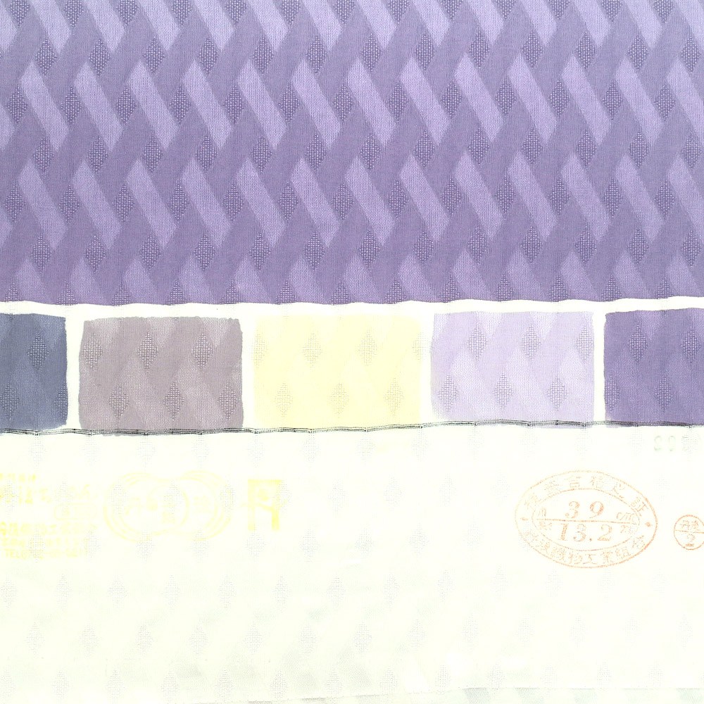 染め紋紗（段ぼかし）：紫『三季涼』