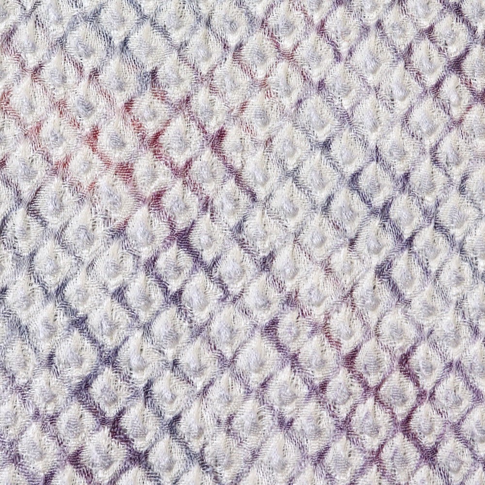 総絞り小紋（白目四つ巻絞り）：紫『飛天染め』【藤娘きぬたや】
