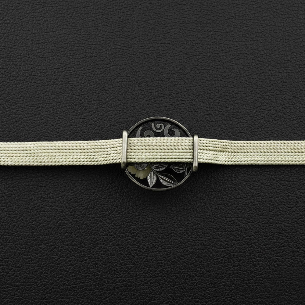 帯留(撫子)【大原商店】