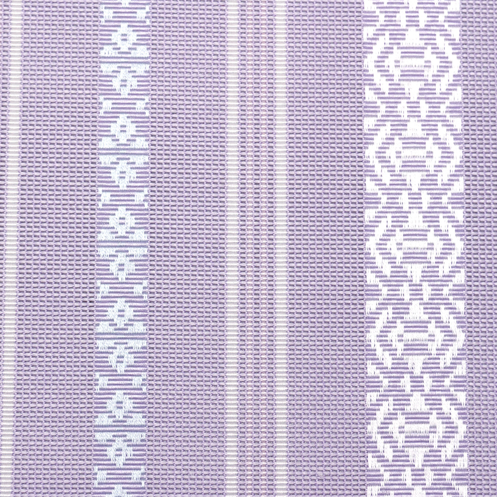 博多紗八寸名古屋帯（献上）：薄紫【井上絹織】
