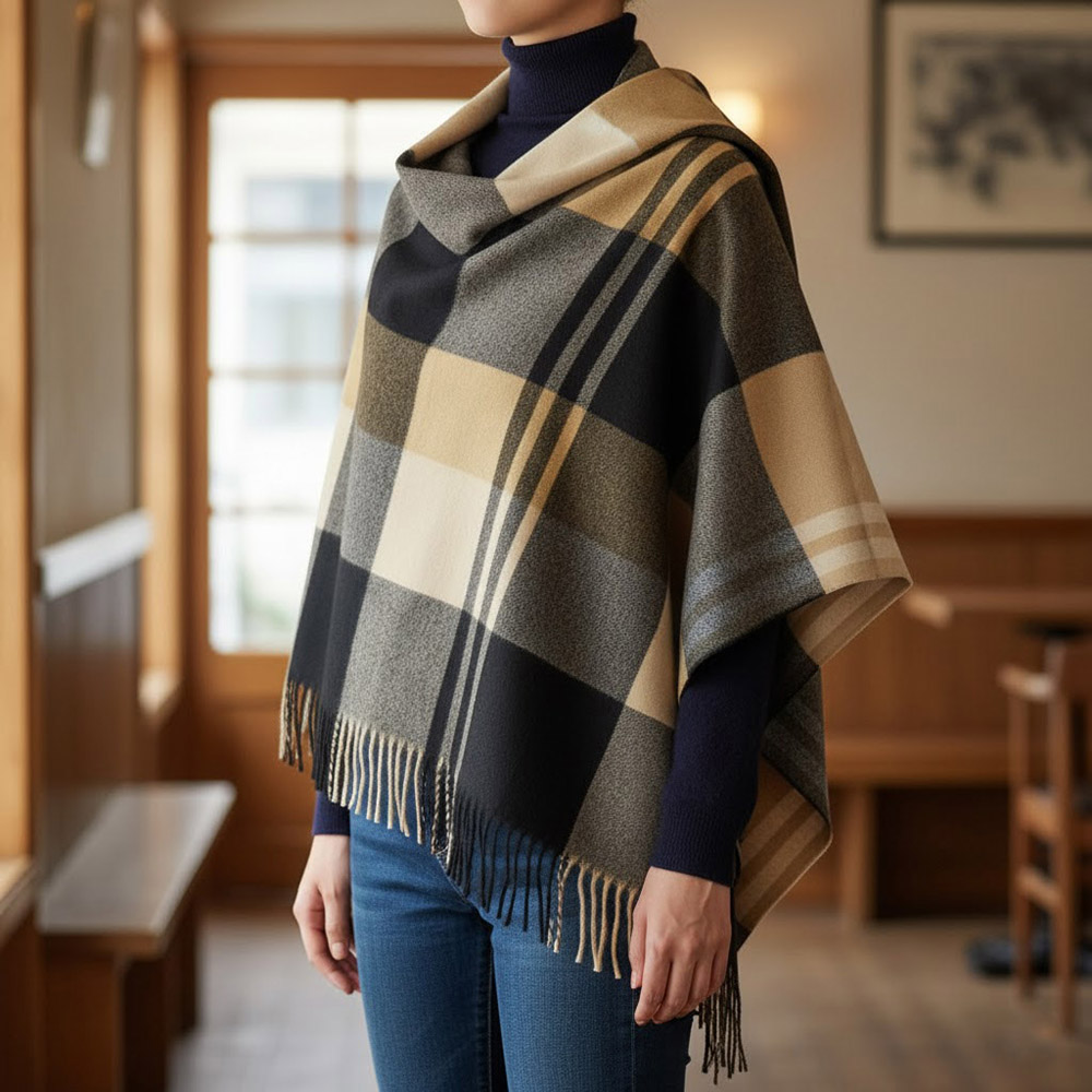 ストール(チェック)