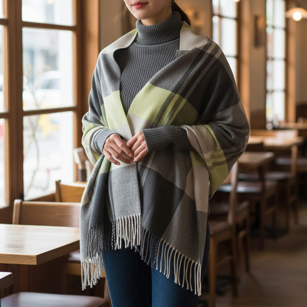 ストール(チェック)