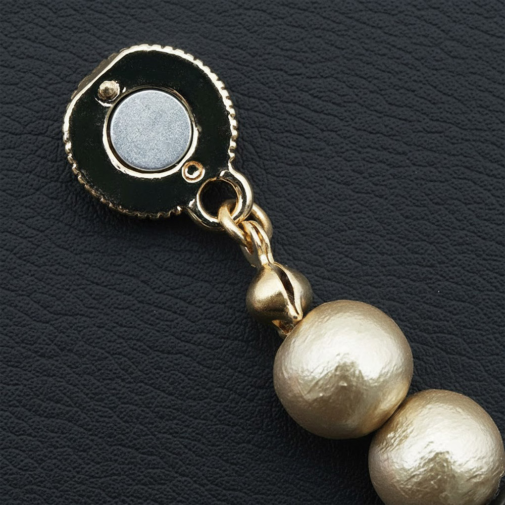 マグネット式コットンパール羽織紐【いち利モールオリジナル】